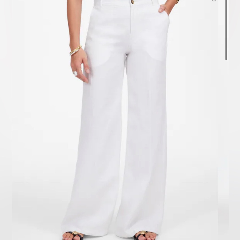 Madewell Zoe Relaxed Wide Leg Linen Pants